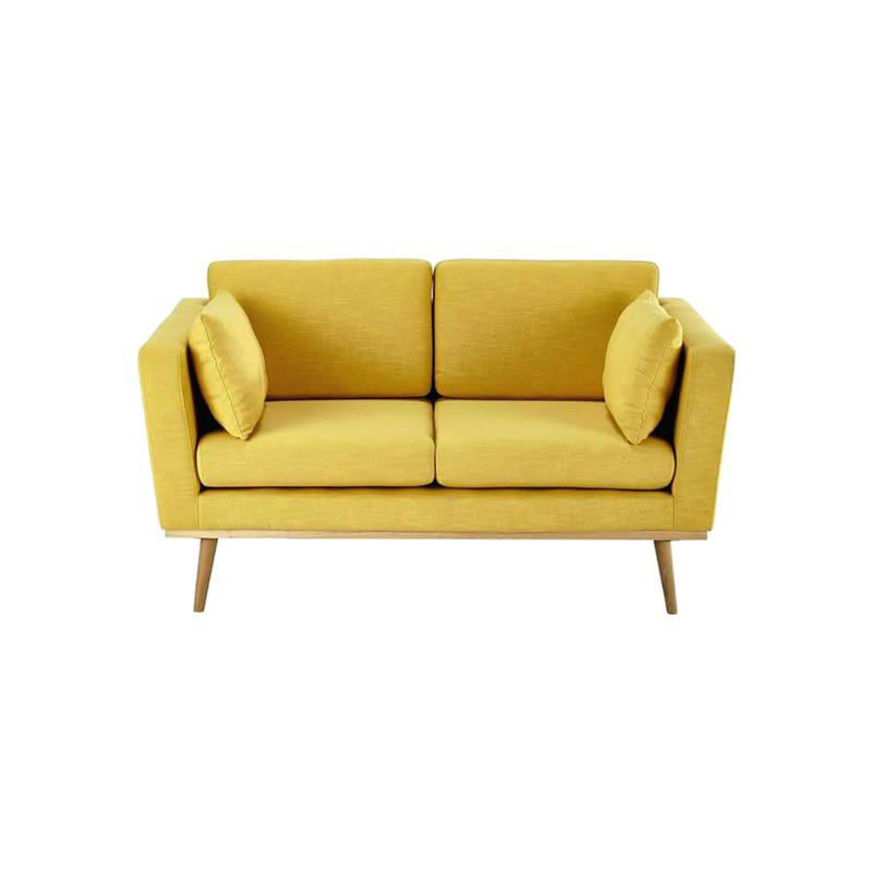 Sofá de 2 Cuerpos Enderlin Amarillo Narciso YoloDecoro