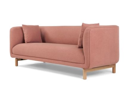 Sofá de 3 Cuerpos Becca - Rosa Empolvado