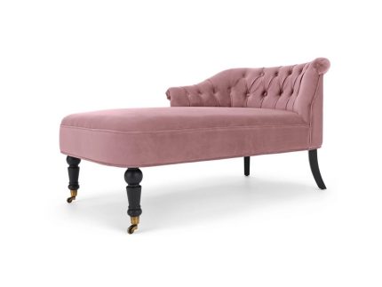 Chaise Longue a la Izquierda Bouji - Rosa Empolvado