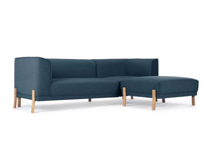 Seccional con Chaise Longue a la Derecha Magnus - Azul