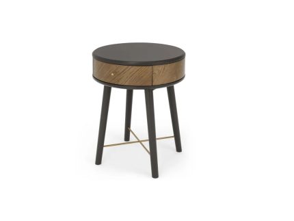 Mesa auxiliar Belgrave con cajón - Roble oscuro