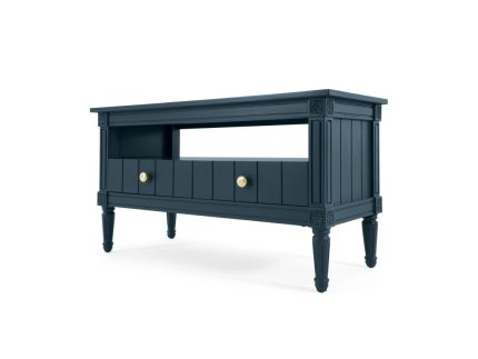 Mueble multimedia Bourbon vintage - Azul oscuro