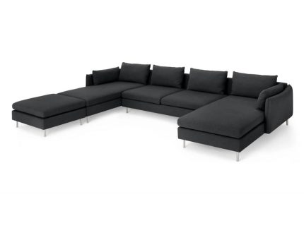 Seccional en U Vento - Gris Sterling