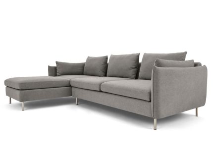 Seccional con Chaise Longue a la Izquierda Vento - Gris Manhattan