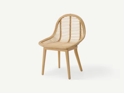 Silla de comedor Bibek Natural