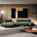 Sofá Seccional Con Chaise Longue Sand - Verde