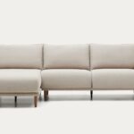 Seccional con Chaise Longue a la Izquierda Carlota - Beige