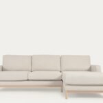 Seccional con Chaise Longue a la Derecha Mihaela - Blanco