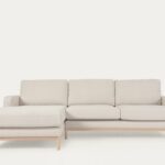 Seccional con Chaise Longue a la Izquierda Mihaela - Blanco