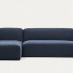 Seccional con Chaise Longue a la Izquierda Neom - Azul Marino