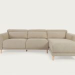 Seccional con Chaise Longue a la Derecha Singa - Beige