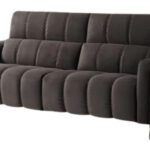 Sofá 2 Cuerpos Hampton - Negro