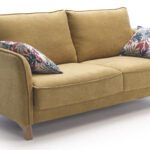 Sofá 3 Cuerpos Litchy - Mostaza