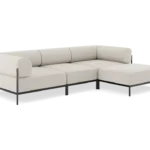 Seccional 3 Cuerpos con Chaise Longue a la Derecha Noah
