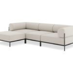 Seccional 3 Cuerpos con Chaise Longue a la Izquierda Noah