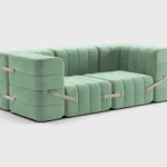 Sofá 2 Cuerpos Curt con Reposabrazos