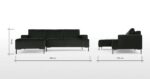 Seccional con Chaise Longue a la Izquierda Frederik - Imagen 3